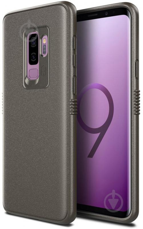 Чехол Patchworks Mono Grip для Samsung Galaxy S9 Plus grey brown - фото 1