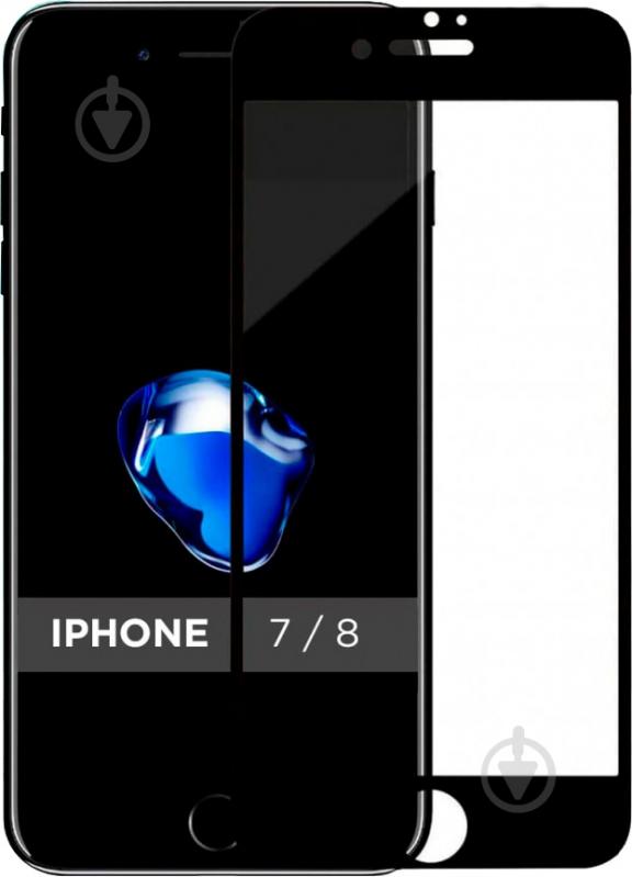 Защитное стекло для Apple iPhone 7 Black (MG3D-AI7PB) 3D - фото 2
