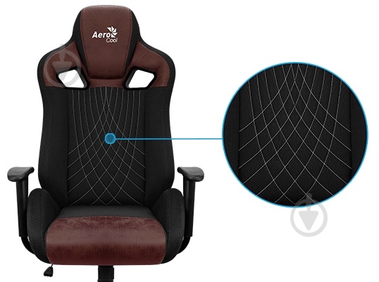 Кресло AeroCool Earl Stone Grey серо-черный - фото 11