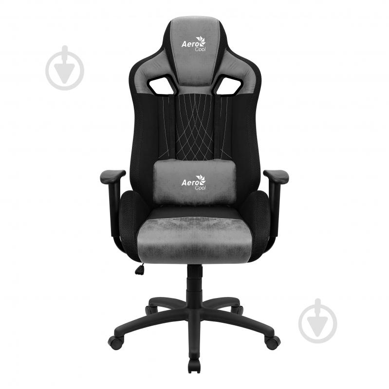 Кресло AeroCool Earl Stone Grey серо-черный - фото 1