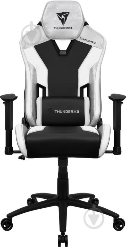 Крісло ThunderX3 TC3 All White чорно-білий - фото 1