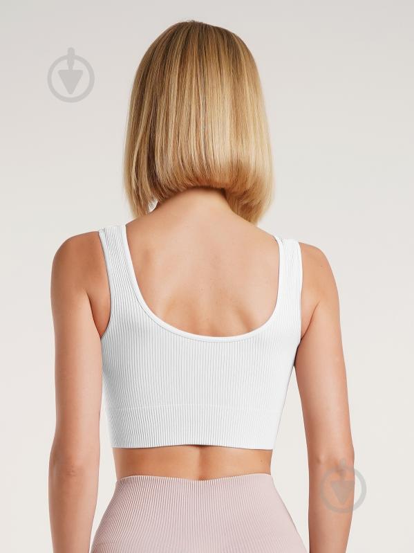 Топ Giulia Top rib р.S/M белый - фото 2