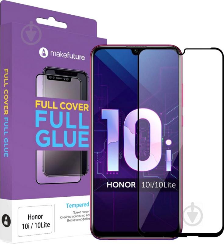 Захисне скло MakeFuture Full Cover Full Glue для 10 Lite/10i (MGF-H10L) - фото 1