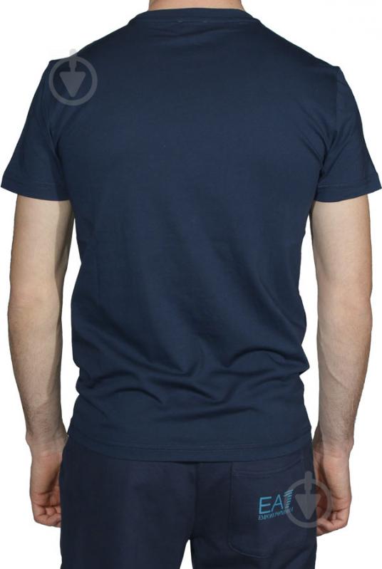 Футболка EA7 JERSEY_T-SHIRT 6GPT16-PJM9Z-1554 р.S голубой - фото 3