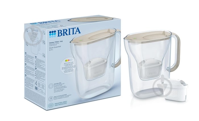 Фильтр-кувшин BRITA Style Essentia Mxpro песочный 1058041 - фото 1