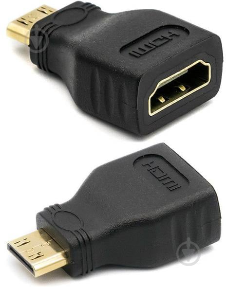 Переходник PowerPlant HDMI – miniHDMI черный - фото 1