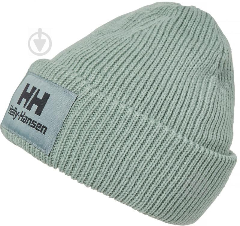 Шапка Helly Hansen Yu Beanie 53581_484 р.one size зеленый - фото 1