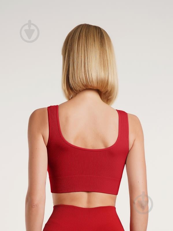 Топ Giulia Top rib р.S/M красный - фото 2