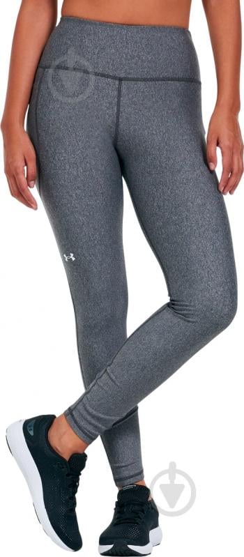 Лосини Under Armour HeatGear 1365336.019/charcoal light heather/white р.XS сірий - фото 1