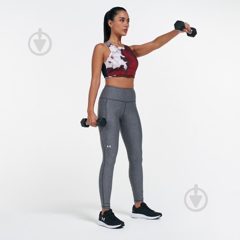 Лосини Under Armour HeatGear 1365336.019/charcoal light heather/white р.XS сірий - фото 3