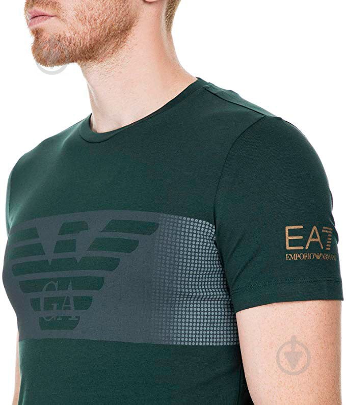 Футболка EA7 JERSEY_T-SHIRT 6GPT56-PJQ9Z-1860 р.L хакі - фото 5