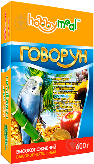 Корм Hobby meal Говорун высокопитательный 600 г 5187 - фото 1