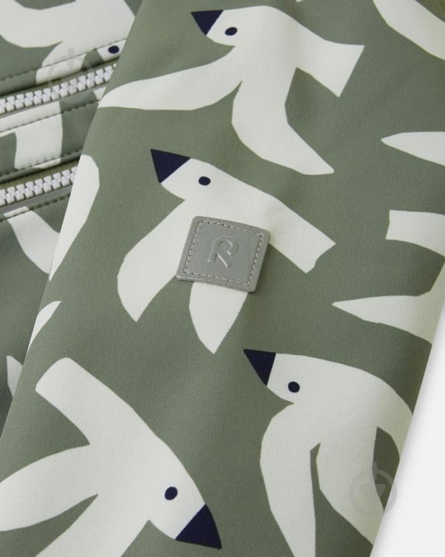 Куртка для хлопчиків Reima Softshell Vantti р.122 темно-зелений 5100009B-8924 - фото 7 Куртка для хлопчиків Reima Softshell Vantti р.122 темно-зелений 5100009B-8924 - фото 7