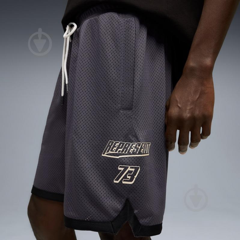 Шорти Puma Represent Short II Galactic Gray 63580201 р. S сірий - фото 2