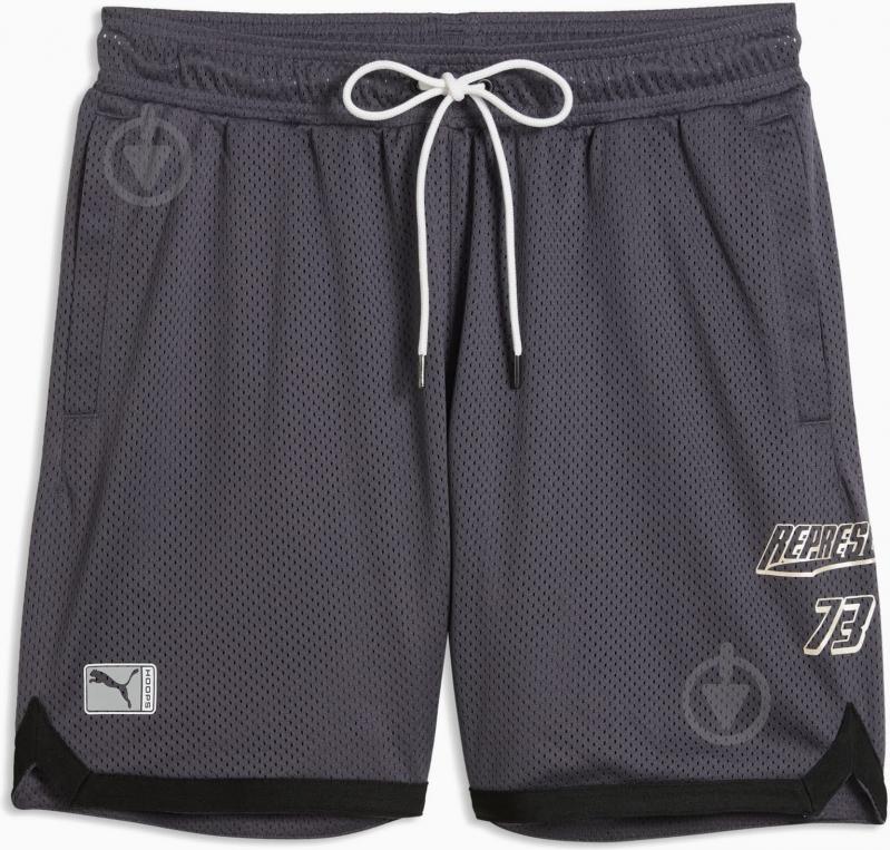 Шорти Puma Represent Short II Galactic Gray 63580201 р. S сірий - фото 6