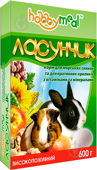 Корм Hobby meal Лакомка 600 г 5160 - фото 1