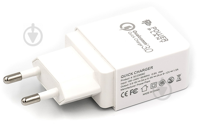 Зарядное устройство PowerPlant Qualcomm Quick Charge 3.0 (SC230082) - фото 1