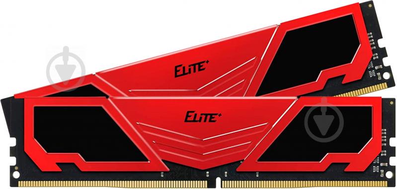 Оперативная память Team DDR4 SDRAM 16 GB (2x8GB) 2400 MHz (TPRD416G2400HC16DC01) Elite Plus Red - фото 2