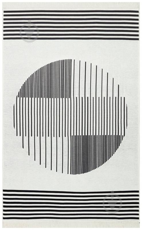 Ковер Ekohali Arya AR 25 White Black 160x230 см двусторонний - фото 1