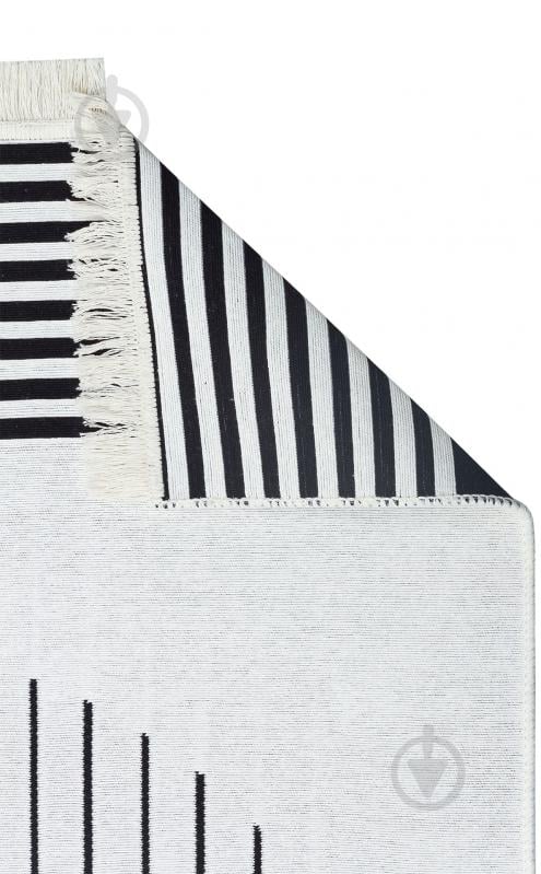 Ковер Ekohali Arya AR 25 White Black 160x230 см двусторонний - фото 3