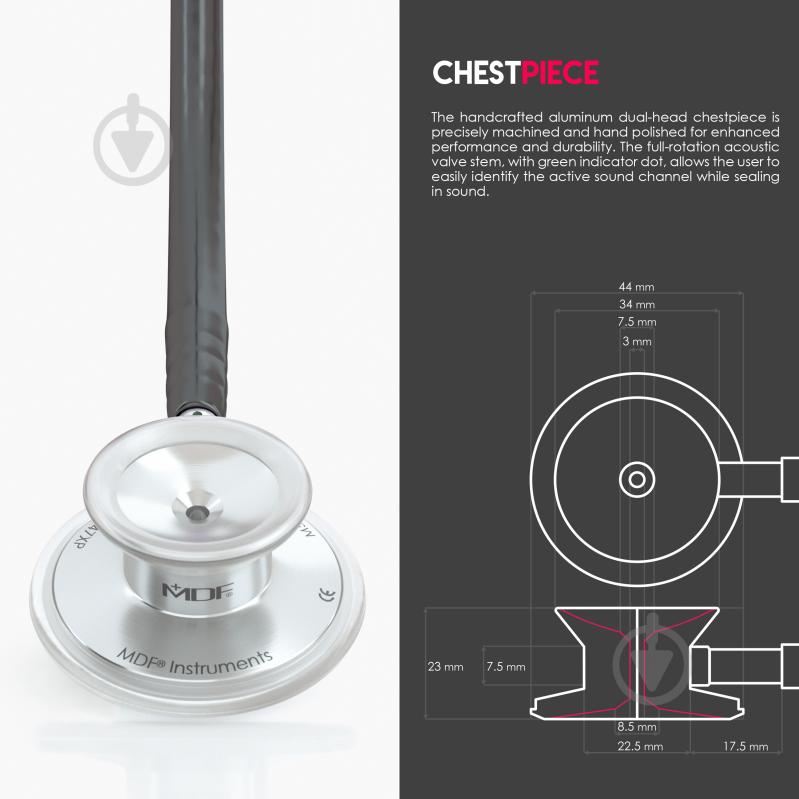 Стетофонедоскоп MDF Acoustica XP 747XP-11 - фото 2