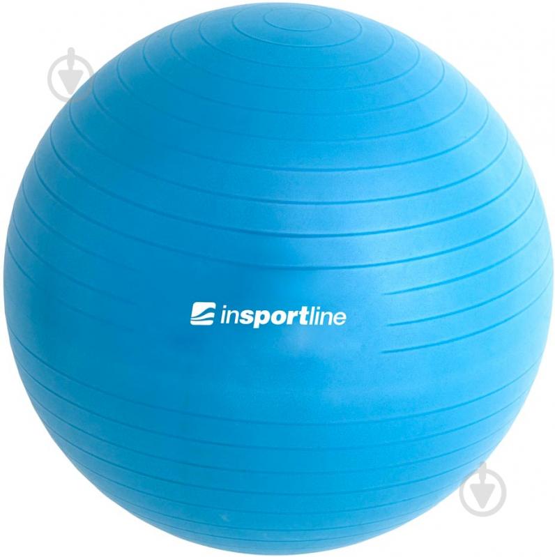 Гимнастический мяч inSPORTline Top Ball 65 см синий d65 3910-3 - фото 1