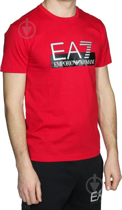 Футболка EA7 JERSEY_T-SHIRT 6GPT81-PJM9Z-1450 р.L красный - фото 2