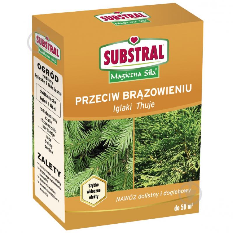 Удобрение для хвойных растений Substral Miracle Grow против пожелтения 1 кг - фото 1