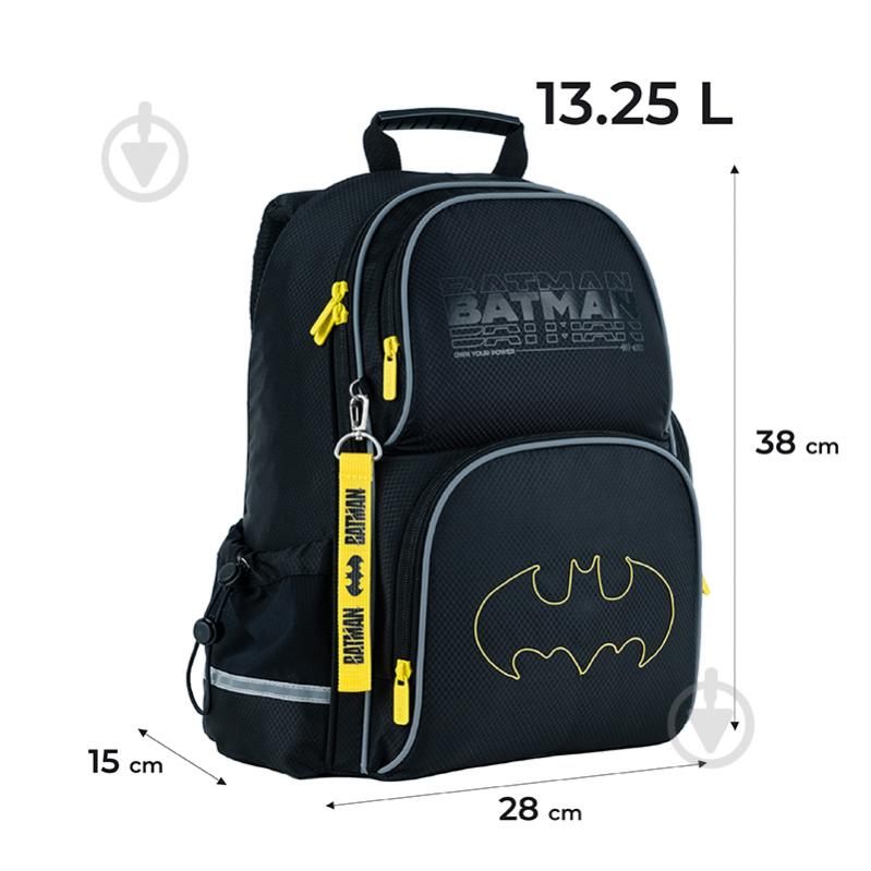 Рюкзак шкільний KITE Education DC Comics Batman DC24-702M (LED) - фото 2