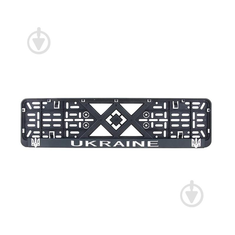 Рамка под номерной знак Bi-Plast UKRAINE BP-260 - фото 1