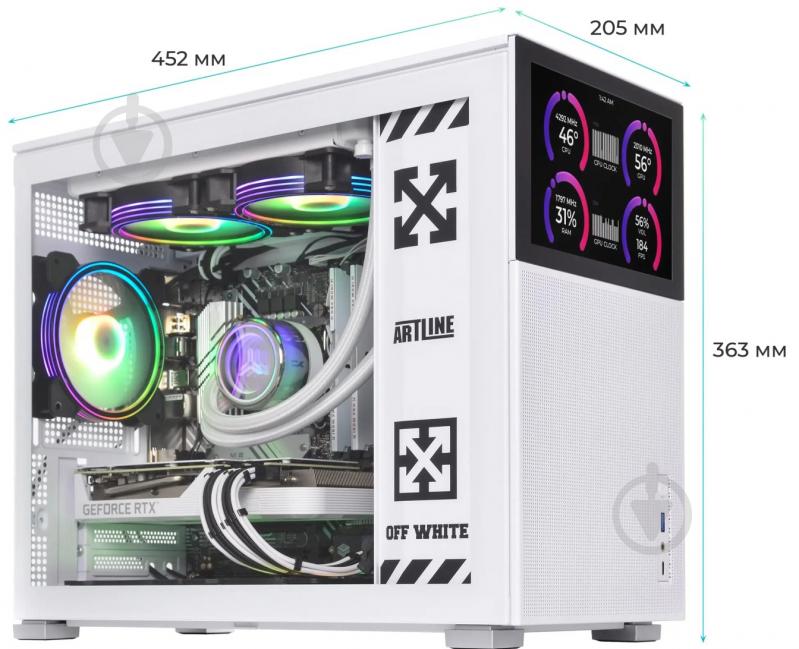 Комп'ютер Artline Gaming D31WHITE (D31Whitev08Win) white - фото 8