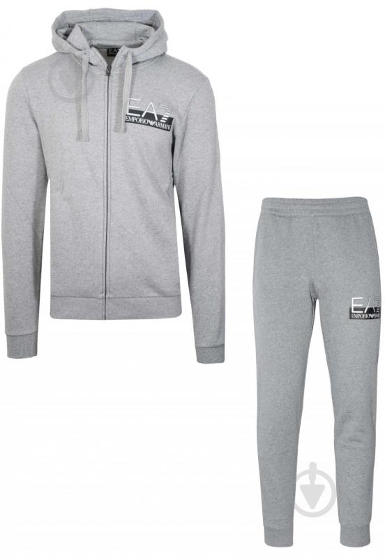 Спортивный костюм EA7 JERSEY_TRACKSUIT 6GPV57-PJ07Z-3905 р. XL серый - фото 4