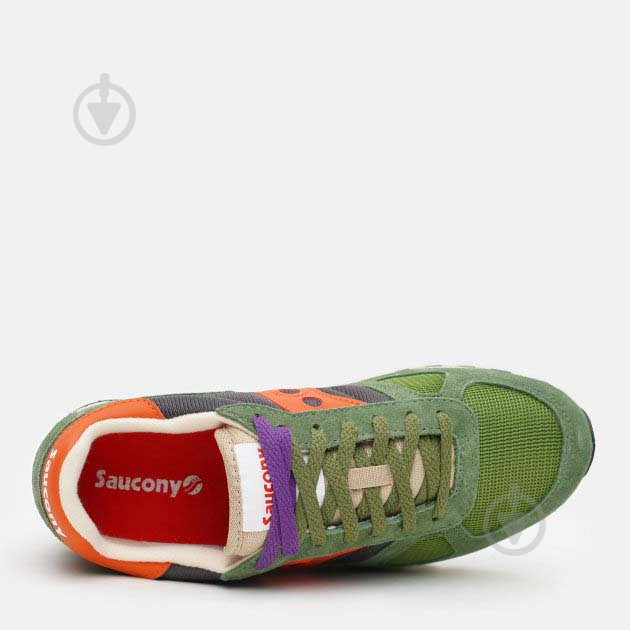 Кроссовки мужские демисезонные Saucony SHADOW ORIGINAL 2108-793s р.43 зеленые с оранжевым - фото 5