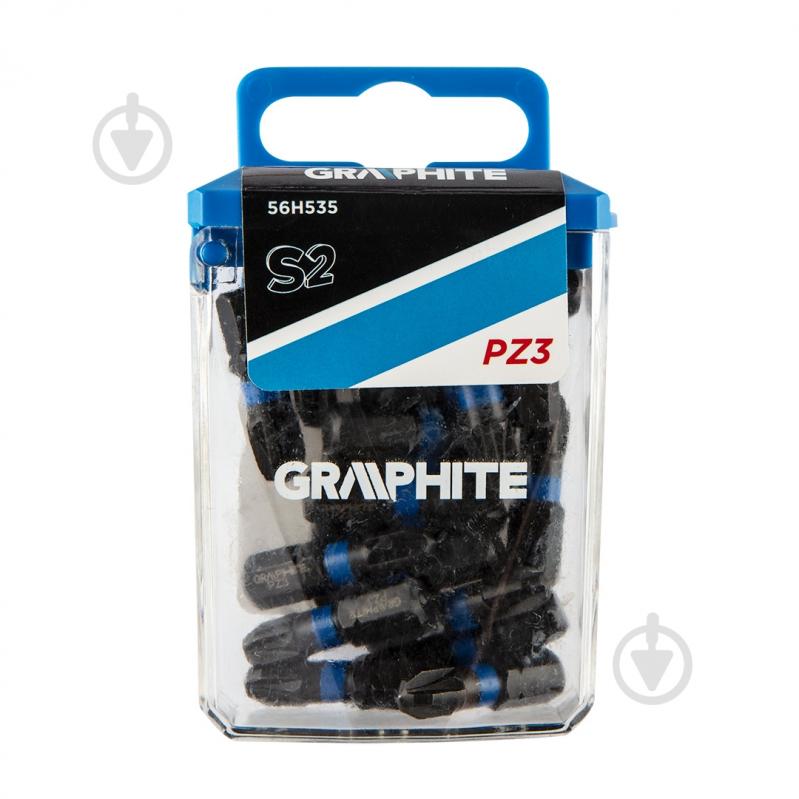Бита GRAPHITE PZ3 х 25 мм 20 шт. 56H535 - фото 1