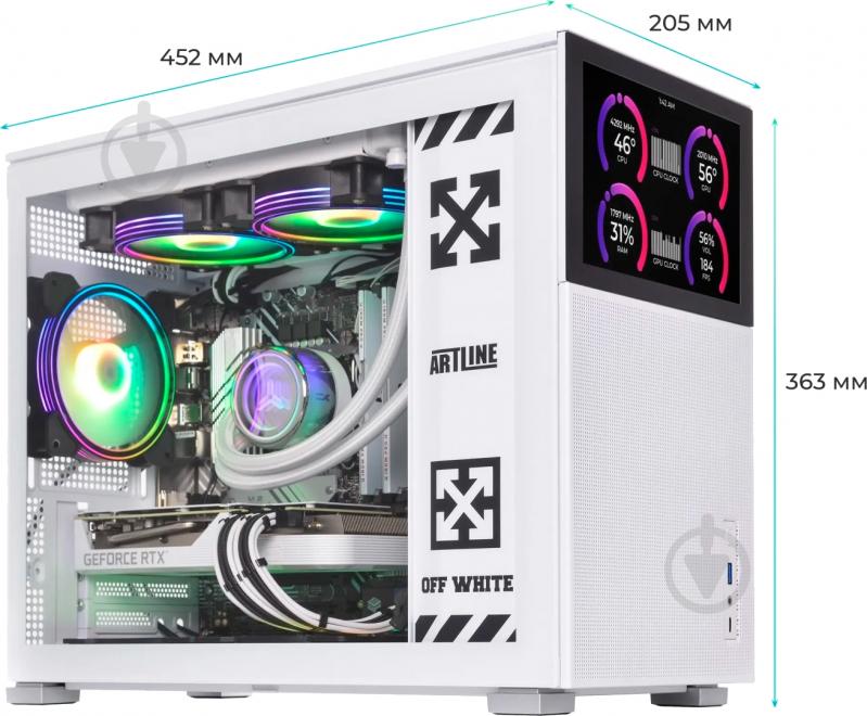Компьютер Artline Gaming D31WHITE (D31Whitev13Win) Windows 11 Home white - фото 12 Компьютер Artline Gaming D31WHITE (D31Whitev13Win) Windows 11 Home white - фото 12