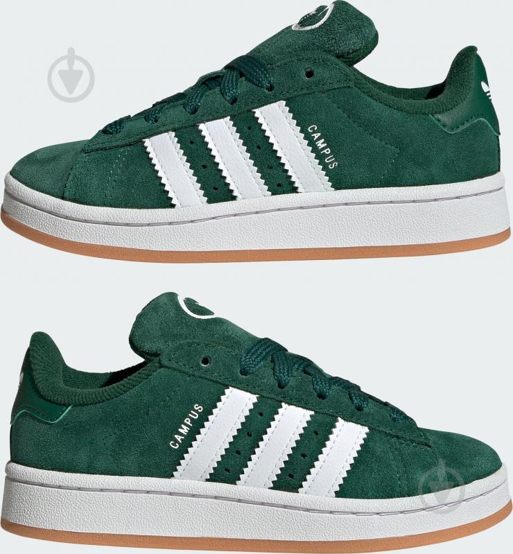 Кроссовки детские Adidas CAMPUS 00s C JI4332 р.31,5 зеленые - фото 5 Кроссовки детские Adidas CAMPUS 00s C JI4332 р.31,5 зеленые - фото 5