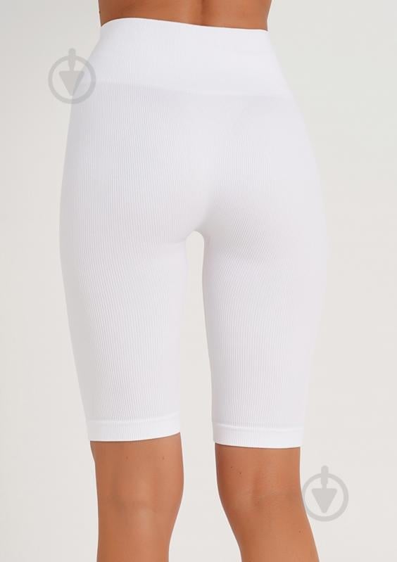 Велосипедки Giulia TRACKS RIB р. one size белый - фото 2