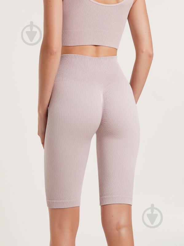 Велосипедки Giulia TRACKS RIB SHAPE р. L/XL пудровый - фото 3
