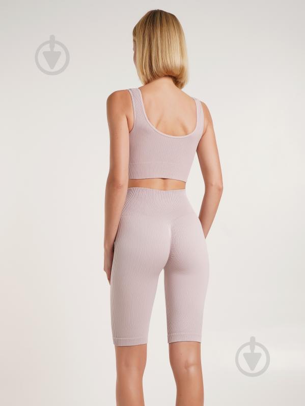 Велосипедки Giulia TRACKS RIB SHAPE р. L/XL пудровый - фото 5