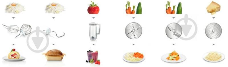 Кухонный комбайн Bosch MUM58720 Food Processor Creation Line - фото 6