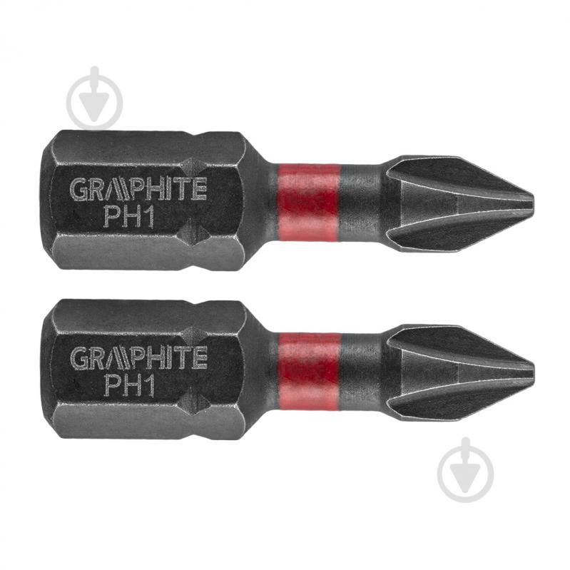 Бита GRAPHITE PH1 х 25 мм 2 шт. 56H500 - фото 1