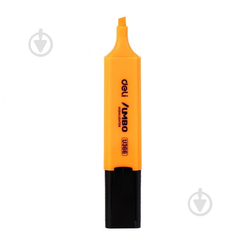 Маркер текстовый Deli UMBO 1-5 мм оранжевый EU366-OR - фото 2