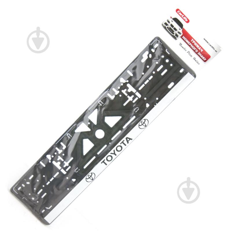 Рамка под номерной знак CarLife Toyota NH17 - фото 1