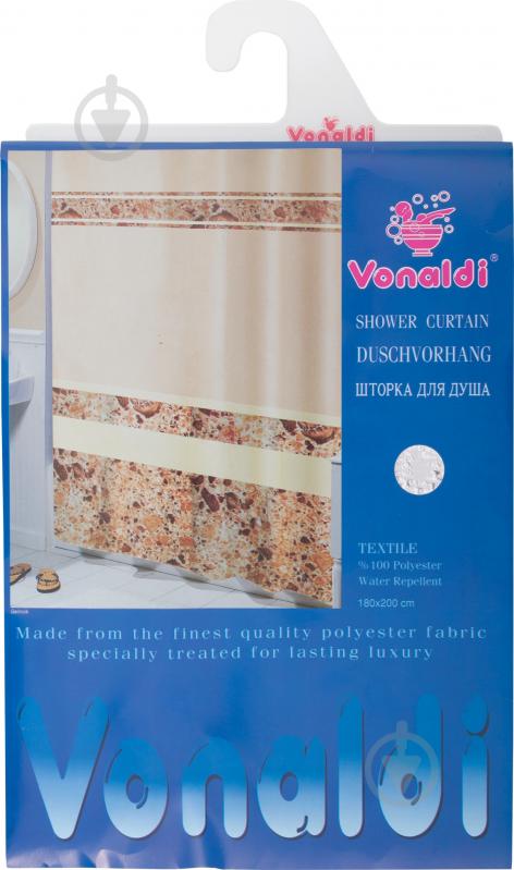 Набор ковриков Vonaldi Colorline Bari Blue + штора для душа - фото 4 Набор ковриков Vonaldi Colorline Bari Blue + штора для душа - фото 4