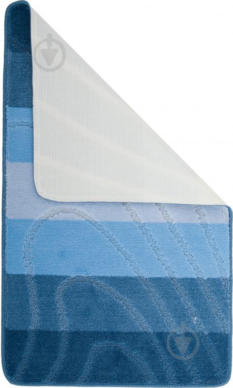 Набор ковриков Vonaldi Colorline Bari Blue + штора для душа - фото 2 Набор ковриков Vonaldi Colorline Bari Blue + штора для душа - фото 2