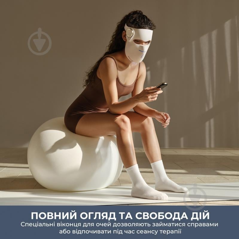 LED-маска для лица DREAME Chrona (AB01A) - фото 8 LED-маска для лица DREAME Chrona (AB01A) - фото 8