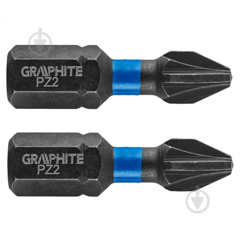 Бита GRAPHITE PZ2 х 25 мм 2 шт. 56H504 - фото 1