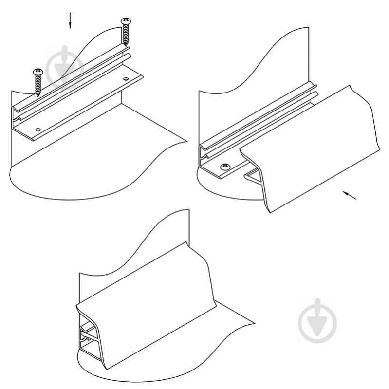 Плинтус для столешницы REHAU 118 Larix 4575 (73960) 5000x37x17 мм - фото 3