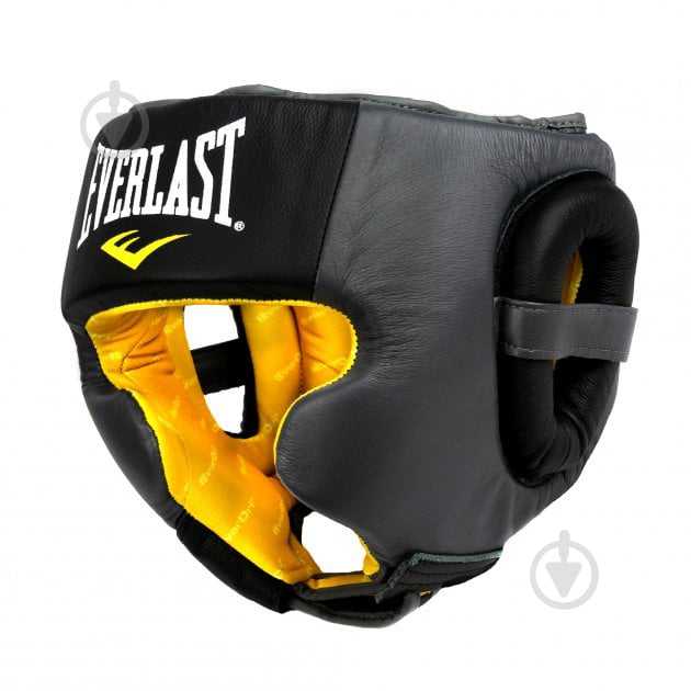 Шолом тренувальний Everlast SPARRING 560001 р. S/M 560001 чорний із сірим - фото 1