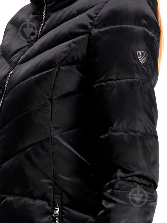 Пуховик жіночий EA7 WOVEN DOWN JACKET 6GTL04-TN05Z-1200 р.L чорний - фото 5